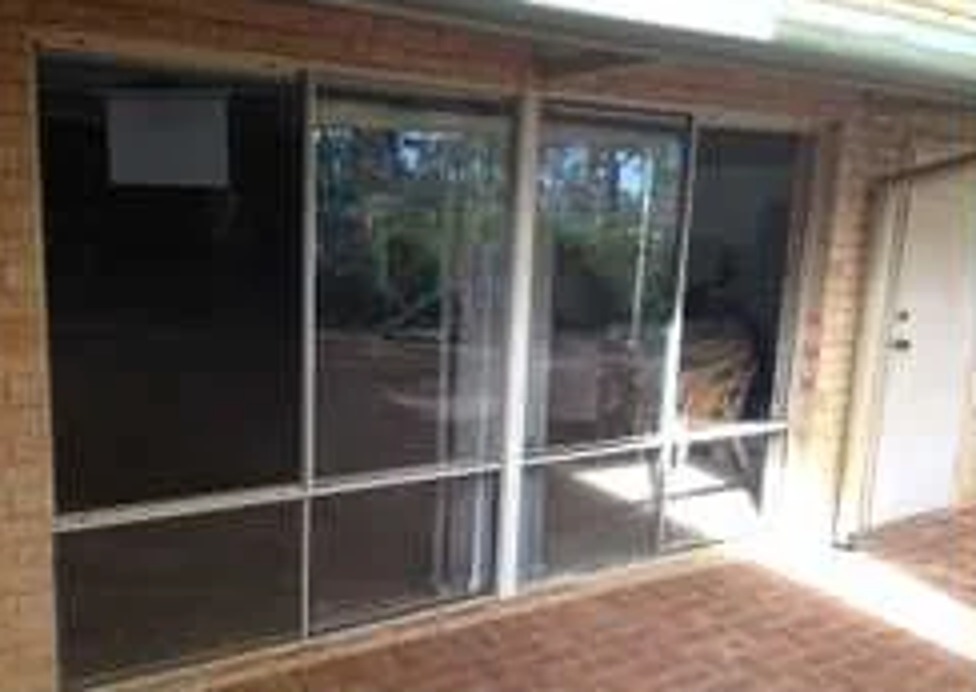 Sliding Patio Door Replacement — before
